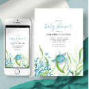 Recherche de tortues bleues invitations Pour enfants