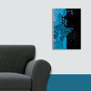 Recherche de bleu noir art Amusant