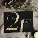 Recherche de surprise 21ans anniversaire invitations Typographie