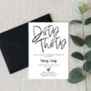 Suche nach die schmutzigen dreißig einladungen 30