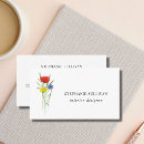 Recherche de wildflowers cartes visite Pour tous
