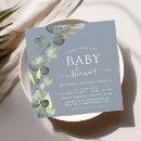 Recherche de bleu et vert invitations Petit garçon