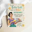 Suche nach vintage hausfrau einladungen 50er