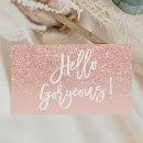 Suche nach pink glitter visitenkarten Typography