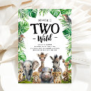 Recherche de 2ème anniversaire invitations Anniversaire de la jungle
