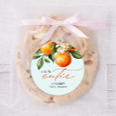 Recherche de orange mandarine autocollants Aquarelle