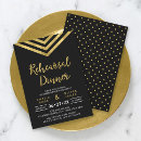 Recherche de classieux invitations Noir et or