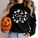 Recherche de fantôme mignon vêtements Noir et blanc
