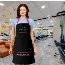 Recherche de cheveux noirs tabliers Uniforme