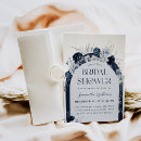 Suche nach winter bridal shower einladungen Marineblau