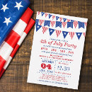 Recherche de drapeau rouge invitations Fête de l'indépendance