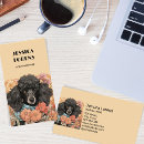 Recherche de chien vintage cartes visite Toilettage de chien