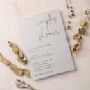 Recherche de blanc cassé invitations Minimaliste