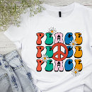 Recherche de peace femme tshirts Amusant