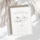 Recherche de taupe et blanc invitations Simple