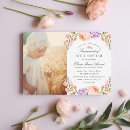 Recherche de blanc baptême invitations Baby girl