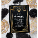 Recherche de roaring 20s cartes postales Noir et or