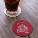 Recherche de nordique dessous de verres Rouge