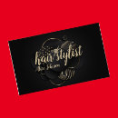 Recherche de salon de coiffure élégant cartes visite Boss