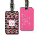 Recherche de prénom bagages étiquettes Rose