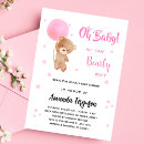 Recherche de ours cartes invitations Nous pouvons attendre