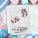 Recherche de cute gender reveal invitations Mignon