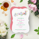 Recherche de service à thé invitations Bride