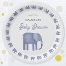 Recherche de elephant baby shower assiettes Safari