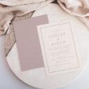 Recherche de brillant mariage invitations Rose