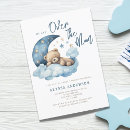 Recherche de over the moon baby shower invitations Céleste