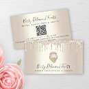 Recherche de desserts cartes visite Code qr