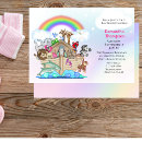 Suche nach noahs ark shower baby einladungen Regenbogen