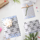 Recherche de bleu et argent papier cadeau Pour elle