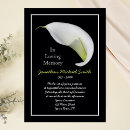 Recherche de cérémonie commémorative simple invitations Floral