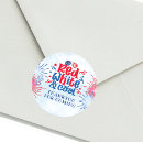 Recherche de soleil rouge autocollants Merci