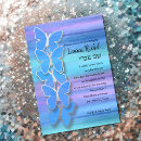 Recherche de bleu turquoise bar bat mitzvah invitations Violet