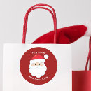 Recherche de père noël mignon autocollants Festif