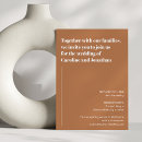 Recherche de terracotta mariage invitations Minimaliste simple