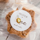 Recherche de lait petite autocollants Anniversaire de biscuit