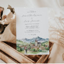 Recherche de village invitations Aquarelle