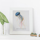 Suche nach quallen poster Aquarell