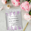 Recherche de argent pourpre invitations Moderne
