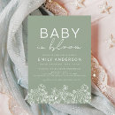 Recherche de olive green baby shower invitations Neutre