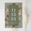 Recherche de floral save the dates Été