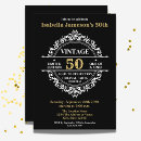 Suche nach black and white birthday einladungen Typography