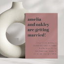 Recherche de rose et gris mariage invitations Typographie