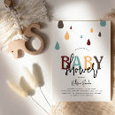 Recherche de gouttes de pluie invitations Moderne