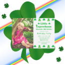 Recherche de leprechaun anniversaire invitations Vert