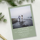Recherche de minimaliste mariage invitations Vert sauge