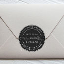 Recherche de elegant black autocollants Adresse de l'expéditeur